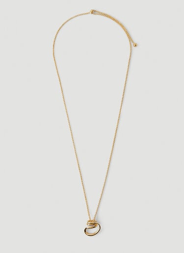 Charlotte Chesnais Round Trip Pendant Necklace Gold ccn0250004