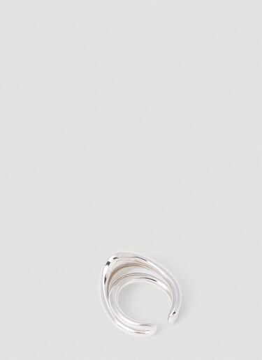 Charlotte Chesnais Chevaliere Initial Ring Silver ccn0253001