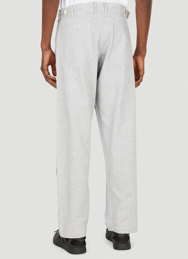 Contrast Panel Straight Leg Jeans Comme des Garçons SHIRT Contrast Panel Straight Leg Jeans Light Grey cdg0148004