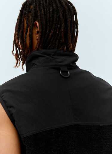 Comme des Garçons Homme 抓绒背心 黑色 cdh0154008