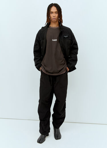 로고 프린트 티셔츠 Comme des Garçons Homme 로고 프린트 티셔츠 브라운 cdh0156012
