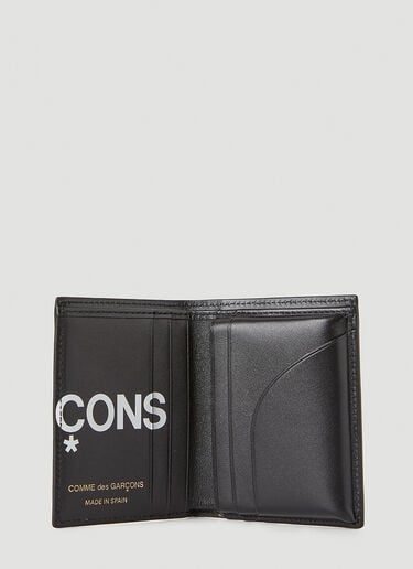 Comme des Garçons Wallet 로고 바이폴드 지갑 블랙 cdw0346004