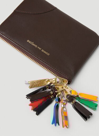 Small Logo Zipper Pull Wallet Comme des Garçons Wallet Small Logo Zipper Pull Wallet Brown cdw0351029