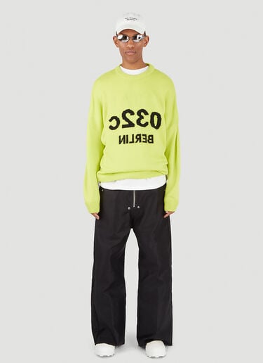 Selfie Sweater 032C Selfie Sweater Green cee0146005