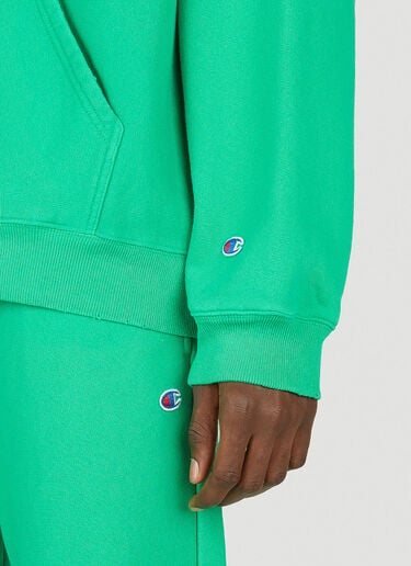 Logo Embroidered Hooded Sweatshirt Champion Logo Embroidered Hooded Sweatshirt Green cha0152016
