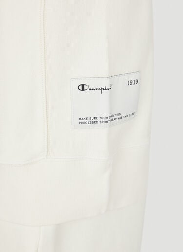 Logo Embroidered Sweatshirt Champion Logo Embroidered Sweatshirt Cream cha0152020