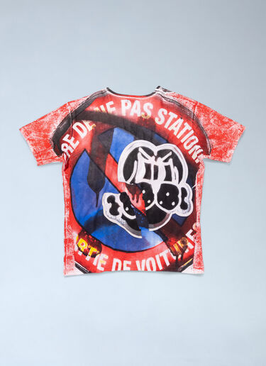 CHITO Logo Motif T-Shirt Red chi0160004