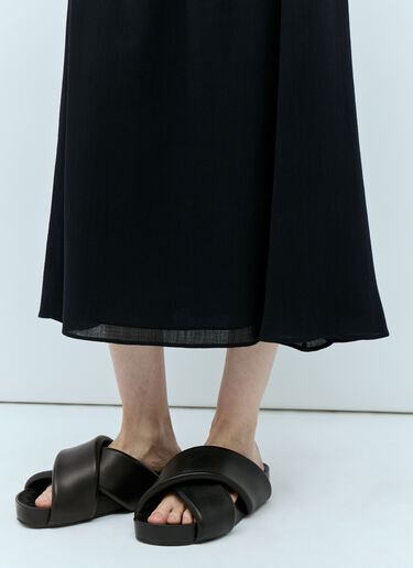 Flared Midi Skirt Chloé Flared Midi Skirt Blue chl0255012
