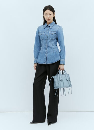 Small Mony Tote Bag Chloé Small Mony Tote Bag Blue chl0255046