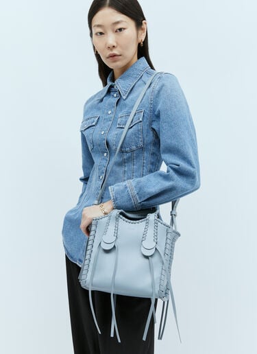 Small Mony Tote Bag Chloé Small Mony Tote Bag Blue chl0255046