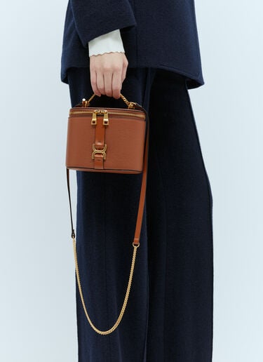 Marcie Mini Vanity Shoulder Bag Chloé Marcie Mini Vanity Shoulder Bag Brown chl0255062