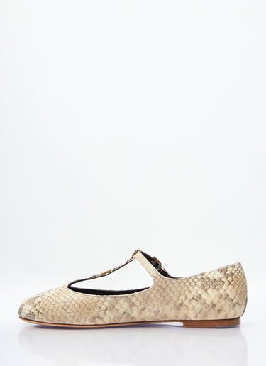 Chloé Marcie Ballerina Flats Beige chl0257031