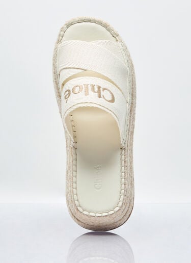 Chloé Mila Slides White chl0257034