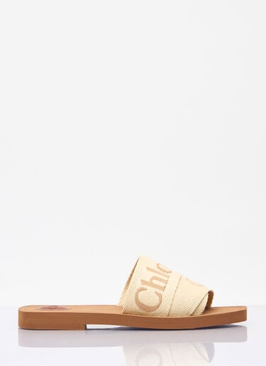 Chloé 우디 슬라이드 베이지 chl0258019