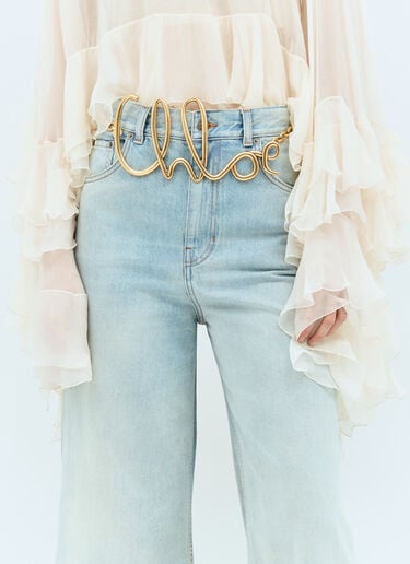 Logo Belt Chloé Logo Belt Gold chl0258026