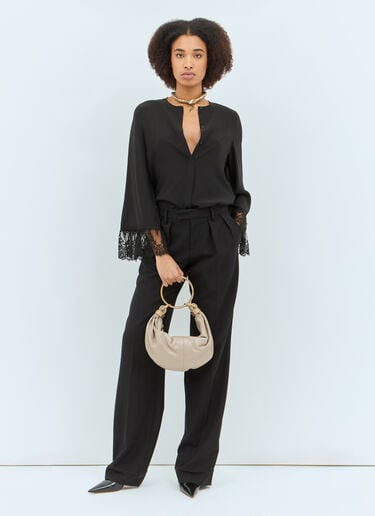 Chloé 小号手镯新月包 灰色 chl0258040