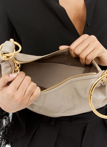Small Bracelet Hobo Bag Chloé Small Bracelet Hobo Bag Grey chl0258040