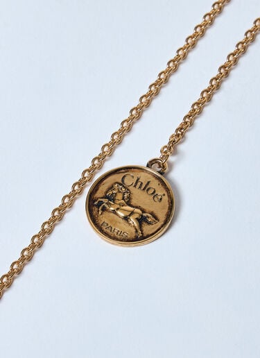 Chloé 挂饰项链 金色 chl0259052