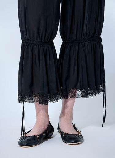 フルイドクロップパンツ Chloé フルイドクロップパンツ ブラック chl0260012