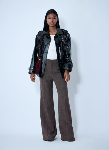 Wool Check Pants Chloé Wool Check Pants Brown chl0261007