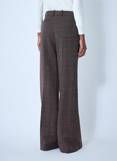 Wool Check Pants Chloé Wool Check Pants Brown chl0261007