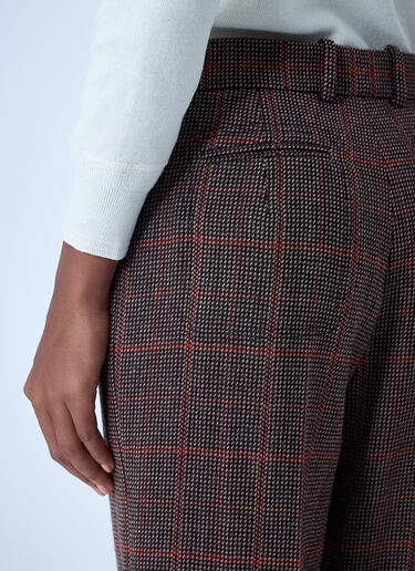 Wool Check Pants Chloé Wool Check Pants Brown chl0261007