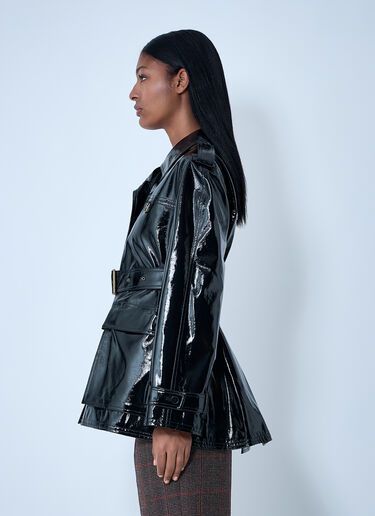 High-Shine Belted Jacket Chloé High-Shine Belted Jacket Black chl0261009