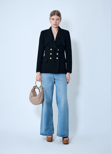 Chloé 羊毛大衣  黑色 chl0261010