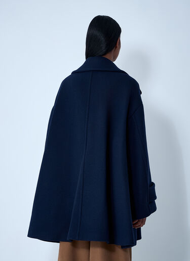 Double-Breasted Wool-Blend Coat Chloé Double-Breasted Wool-Blend Coat Navy chl0261011