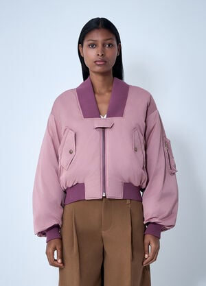Chloé Bomber Jacket Brown chl0261012