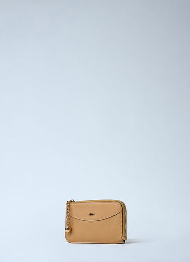 Leather Cardholder Chloé Leather Cardholder Beige chl0261039