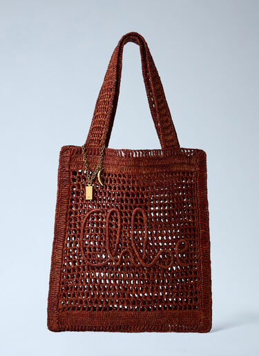 Chloé Summer Banana Tote Bag Brown chl0261042
