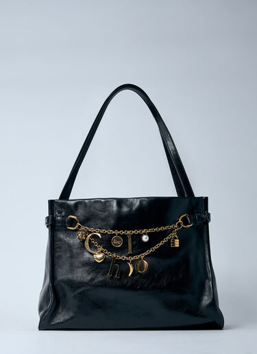Charm Shoulder Hobo Bag Chloé Charm Shoulder Hobo Bag Black chl0261043