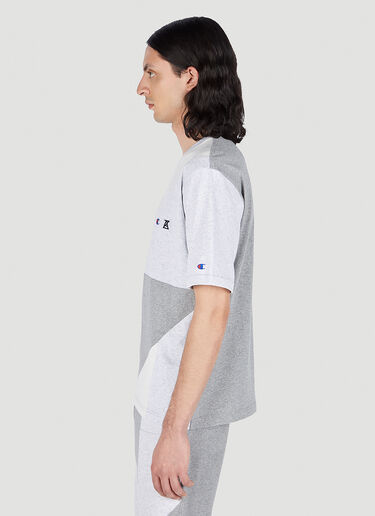 Champion x Anrealage 对比色拼接 T 恤 灰色 chn0151001
