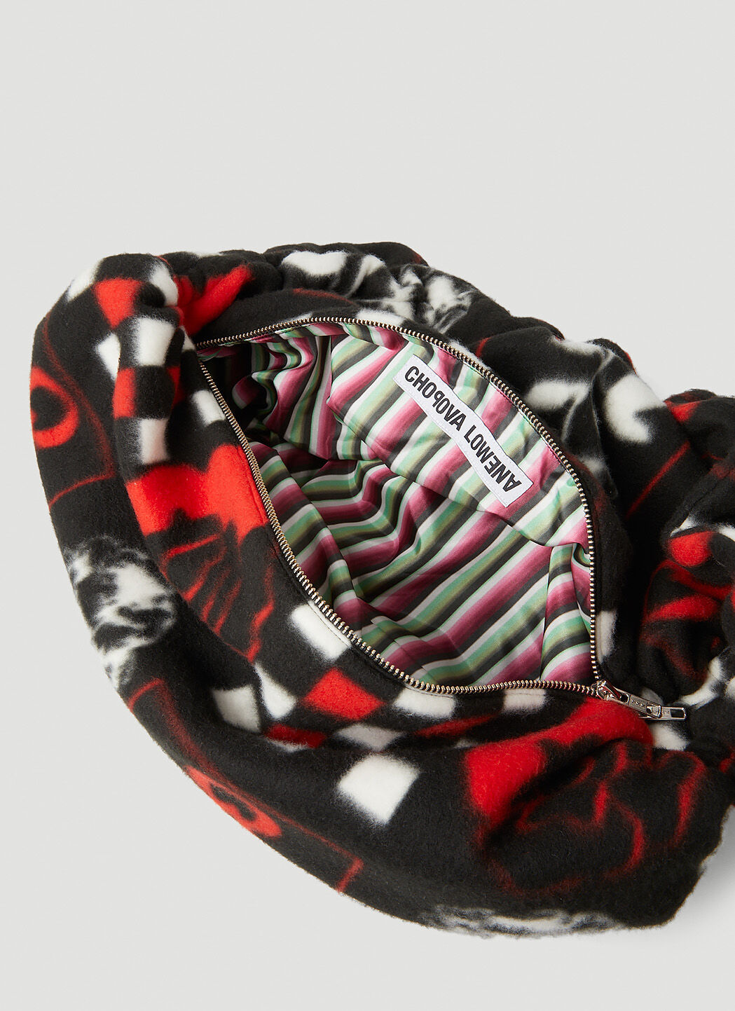 レビューの多い高評価商品特集！ Chopova Lowena Fleece Shoulder Bag in Black | LN-CC 小物