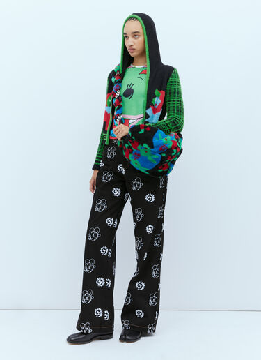 Chopova Lowena Sweet Neon Bear 平纹针织上衣 绿色 cho0254005