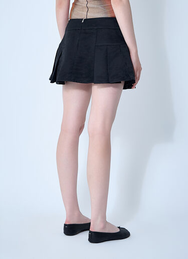 Chopova Lowena 빅기티 미니스커트  블랙 cho0260007