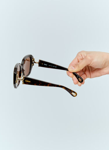 Marcie Square Sunglasses Chloé Marcie Square Sunglasses Brown cls0255005