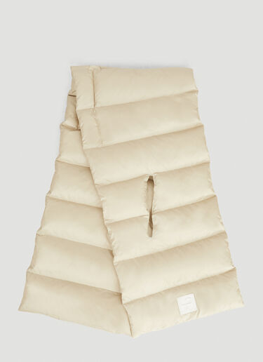 Puffer Blanket Scarf Common Leisure Puffer Blanket Scarf Beige cml0248020