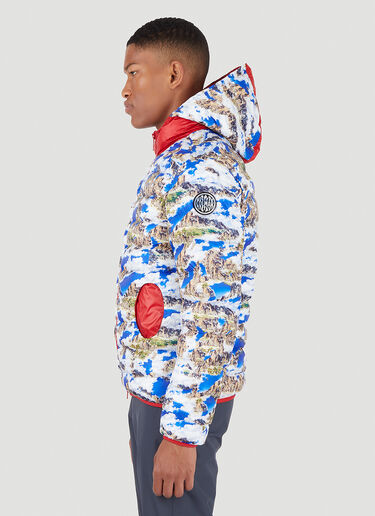 Unisex Landscape Print Padded Jacket Colmar A.G.E. by Morteza Vaseghi Unisex Landscape Print Padded Jacket Blue cmv0346006
