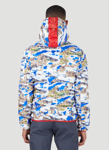 Unisex Landscape Print Padded Jacket Colmar A.G.E. by Morteza Vaseghi Unisex Landscape Print Padded Jacket Blue cmv0346006