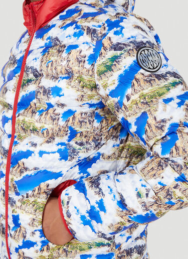 Unisex Landscape Print Padded Jacket Colmar A.G.E. by Morteza Vaseghi Unisex Landscape Print Padded Jacket Blue cmv0346006
