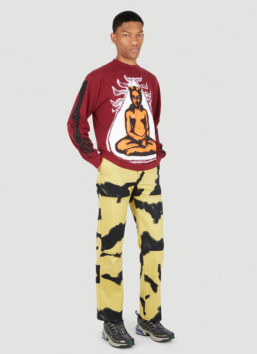 애뮬릿 롱 슬리브 T-셔츠 Come Tees 애뮬릿 롱 슬리브 T-셔츠 레드 com0350001