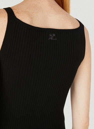 스왈로우 탱크 탑 Courrèges 스왈로우 탱크 탑 블랙 cou0249015