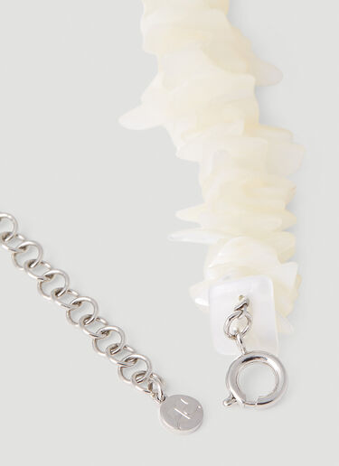 Coral Choker Necklace Courrèges Coral Choker Necklace White cou0251002