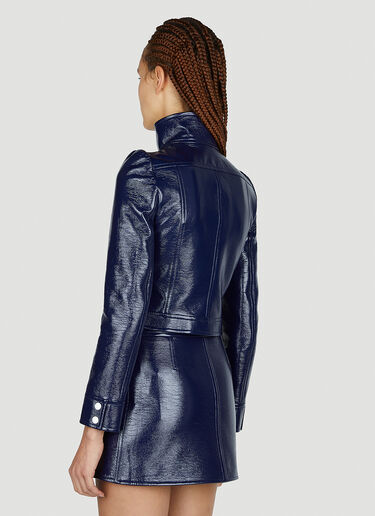 Courrèges 리에디션 비닐 재킷 네이비 cou0251006