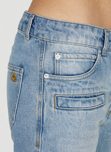 ジップジーンズ Courrèges ジップジーンズ ライトブルー cou0251018