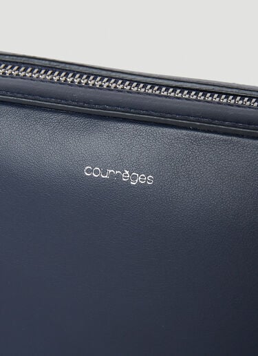 レーサー バゲット ショルダーバッグ Courrèges レーサー バゲット ショルダーバッグ ブルー cou0252017