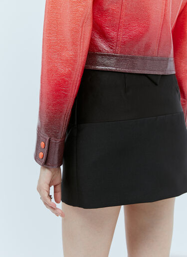 Courrèges 渐变日落乙烯基夹克 橙 cou0253002