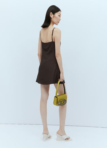 吊带迷你连衣裙 Courrèges 吊带迷你连衣裙 棕色 cou0253022